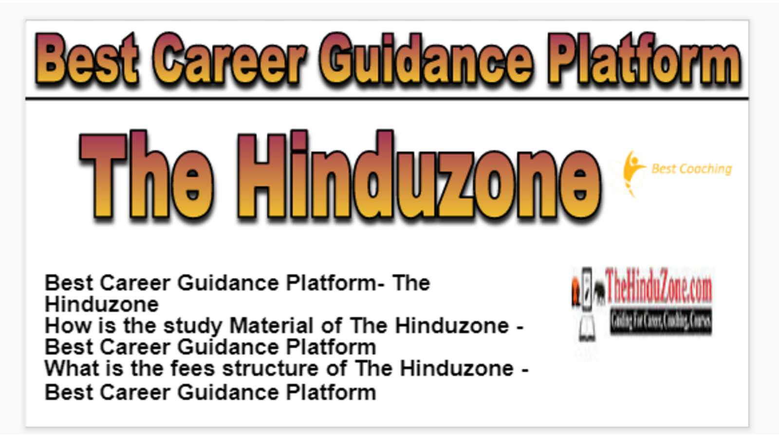 The Hinduzone - Best Career Guidance Platform