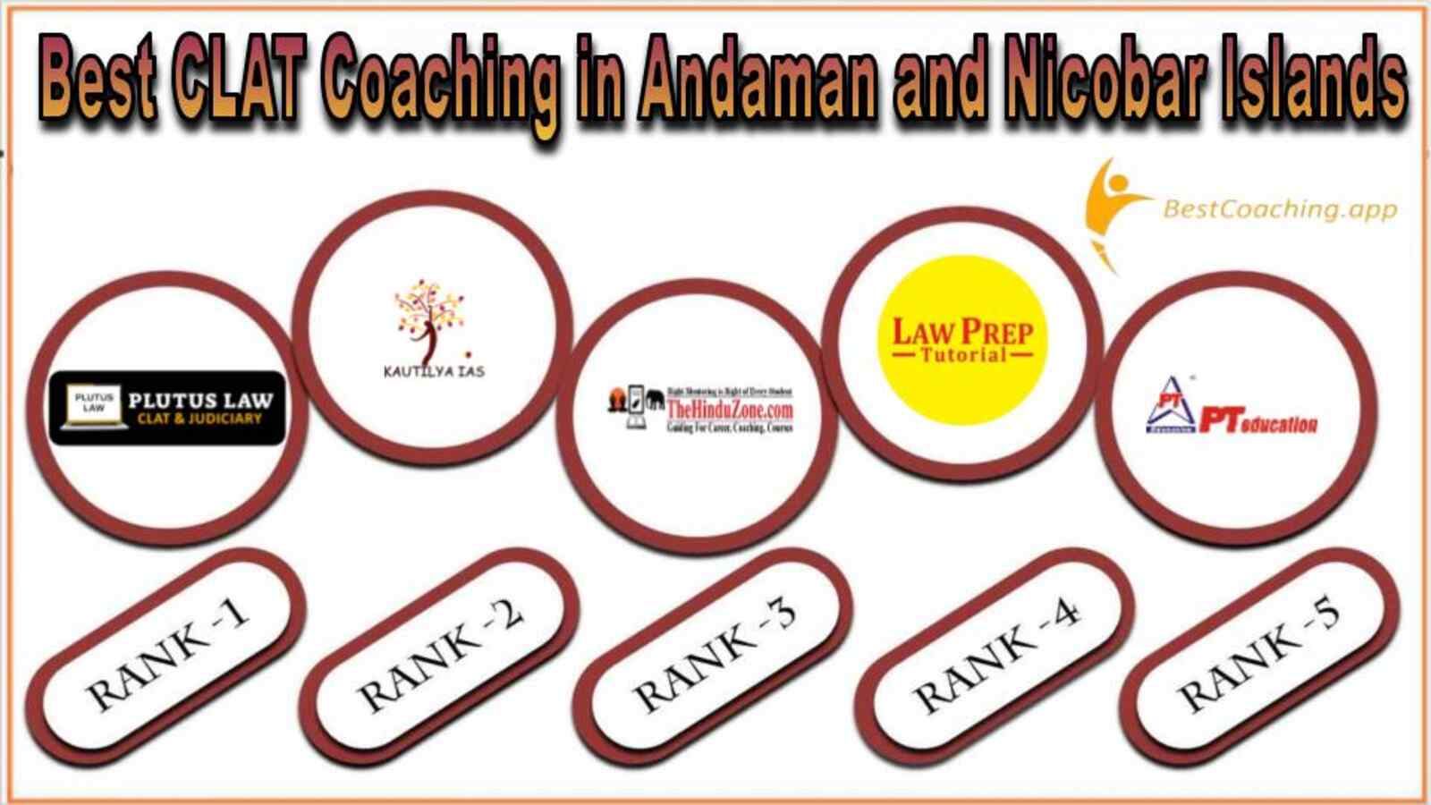 Best 5 CLAT Coaching in Andaman and Nicobar Islands