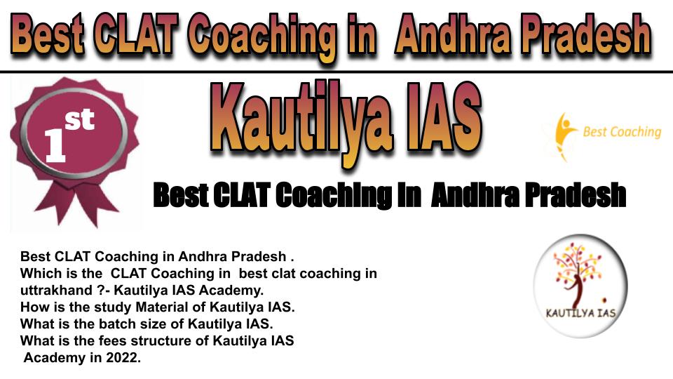 RANK 1 Best CLAT Coaching Andhra Pradesh