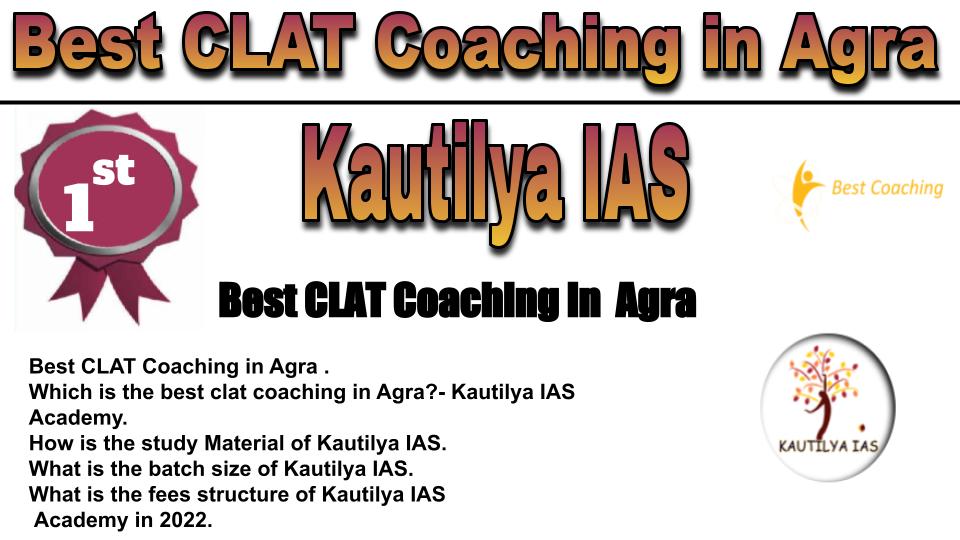 RANK 1 Best CLAT Coaching in Agra