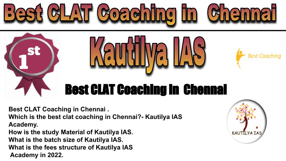 RANK 1 Best CLAT Coaching in Chennai