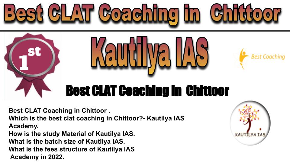 RANK 1 Best CLAT Coaching in Chittoor