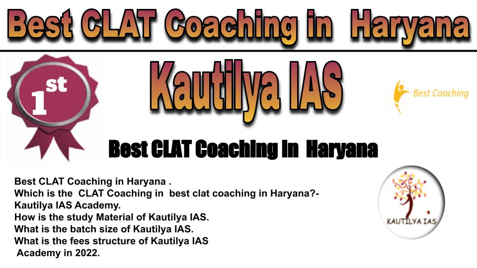 RANK 1 Best CLAT Coaching in Haryana