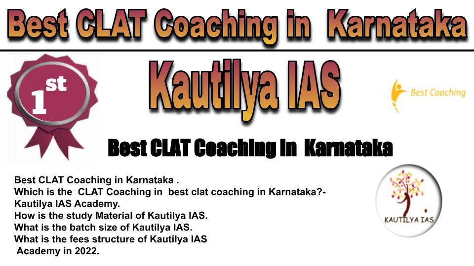 RANK 1 Best CLAT Coaching in Karnataka