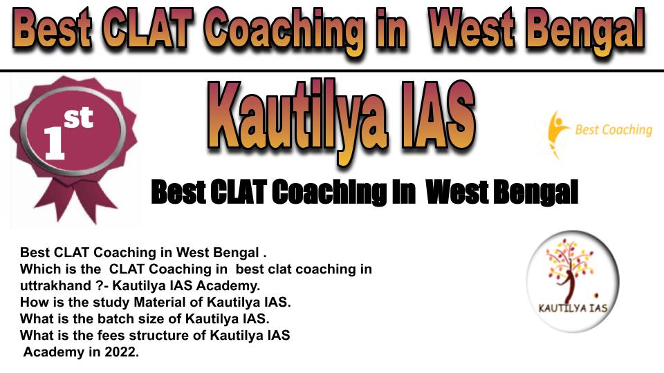RANK 1 Best CLAT Coaching in West Bengal