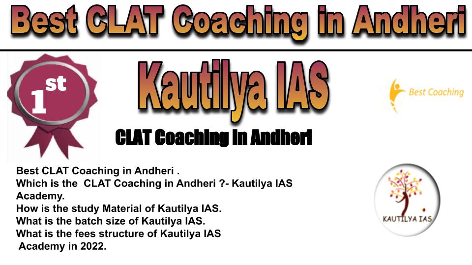 Rank 1 Best CLAT Coaching in Andheri