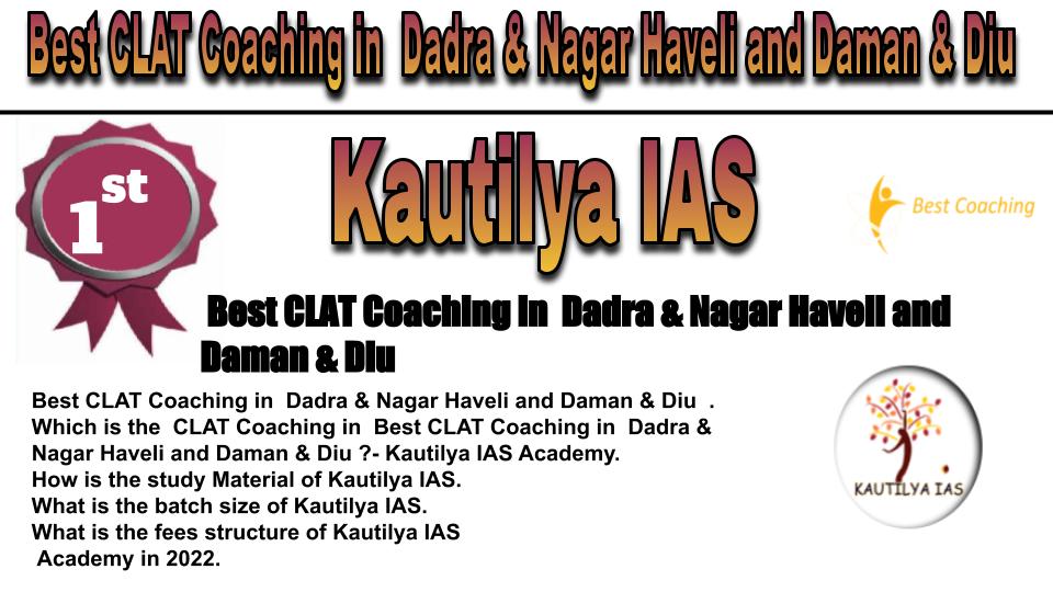 RANK 1 best clat coaching in Dadra & Nagar Haveli and Daman & Diu