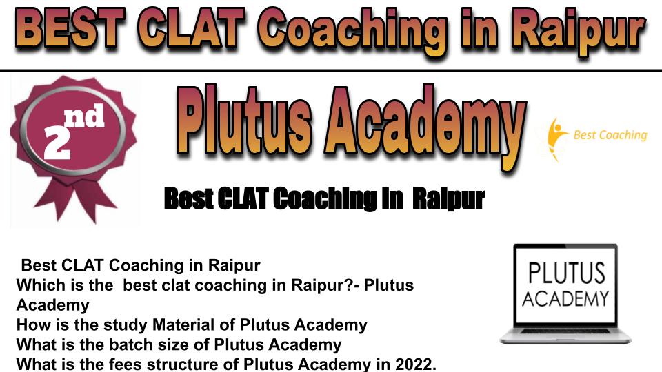 RANK 2 BEST CLAT Coaching in Raipur