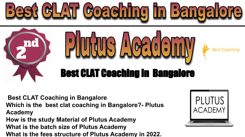 RANK 2 Best CLAT Coaching in Bangalore