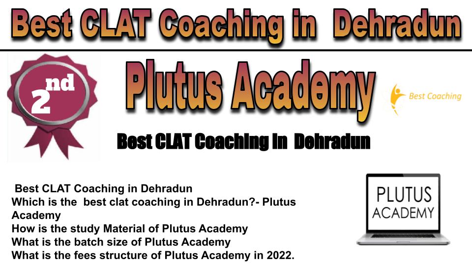 RANK 2 Best CLAT Coaching in Dehradun