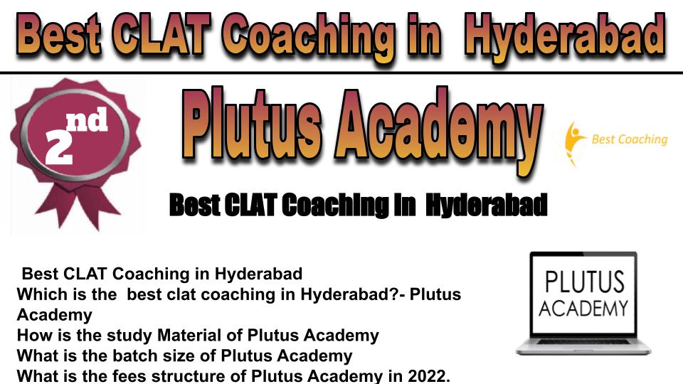 RANK 2 Best CLAT Coaching in Hyderabad