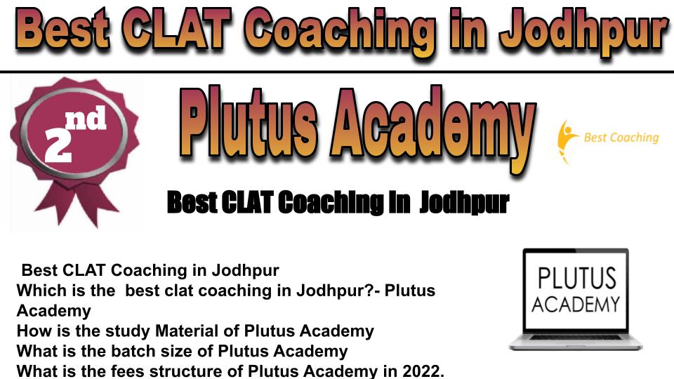 RANK 2 Best CLAT Coaching in Jodhpur