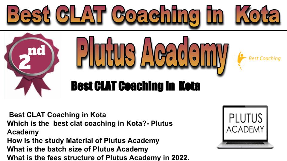 RANK 2 Best CLAT Coaching in Kota