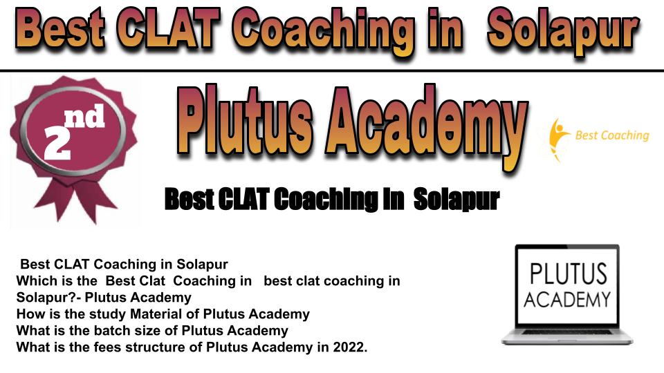 RANK 2 Best CLAT Coaching in Solapur