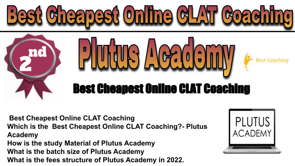 RANK 2 Best Cheapest Online CLAT Coaching