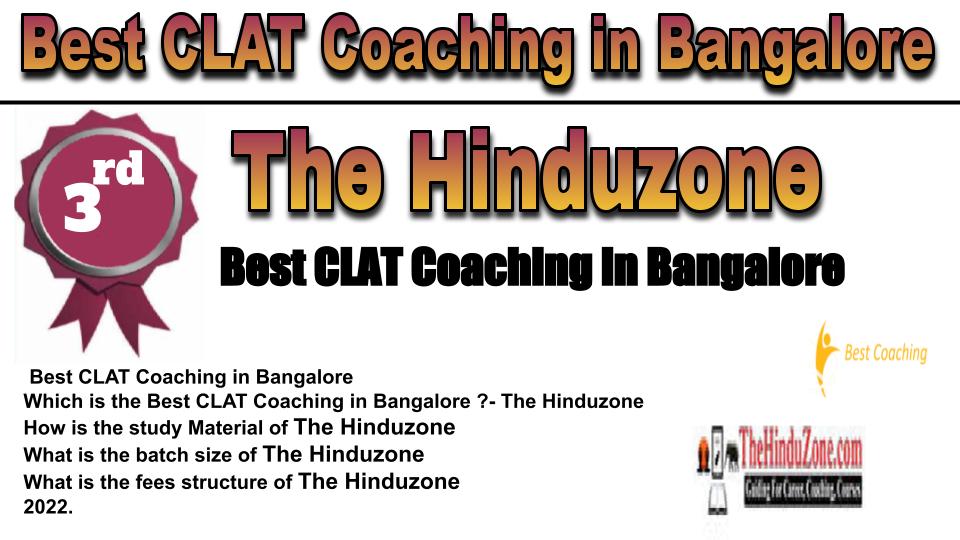 RANK 3 Best CLAT Coaching in Bangalore