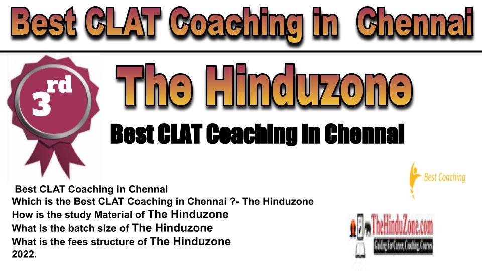 RANK 3 Best CLAT Coaching in Chennai