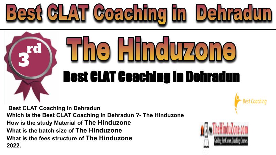 RANK 3 Best CLAT Coaching in Dehradun