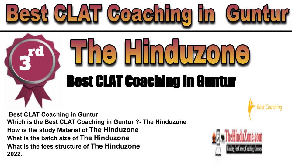 RANK 3 Best CLAT Coaching in Guntur