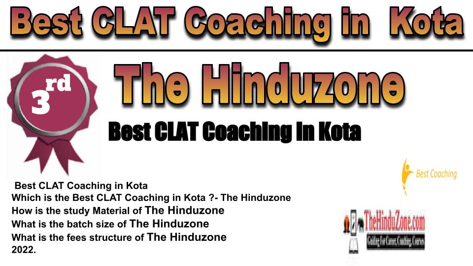 RANK 3 Best CLAT Coaching in Kota
