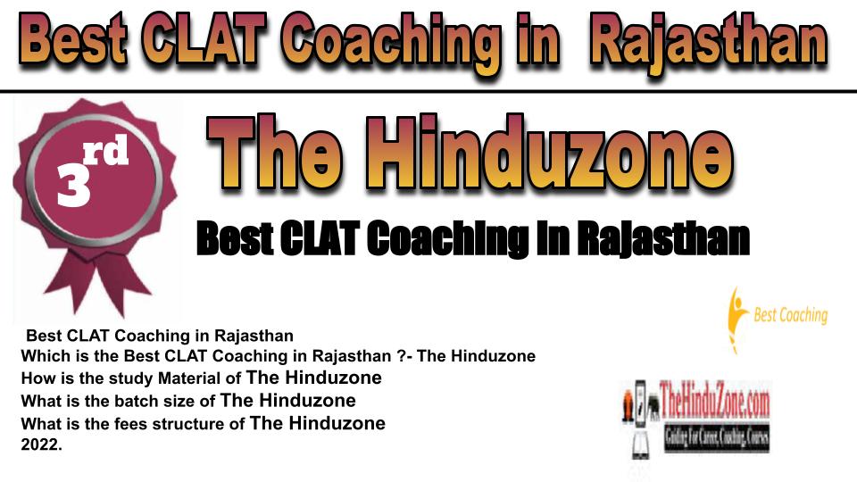 RANK 3 Best CLAT Coaching in Rajasthan