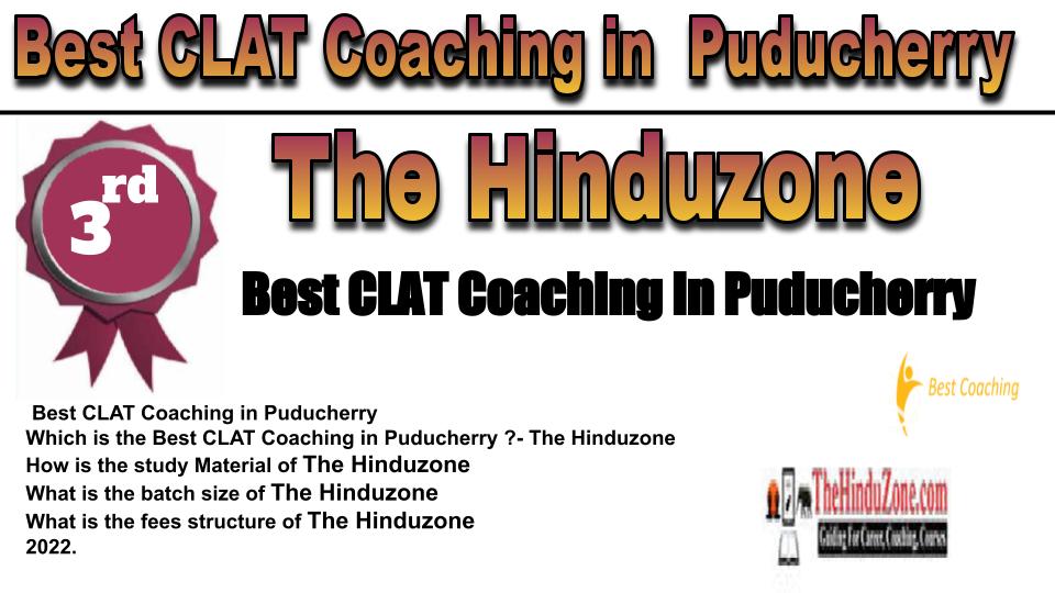 RANK 3 best clat coaching in Puducherry