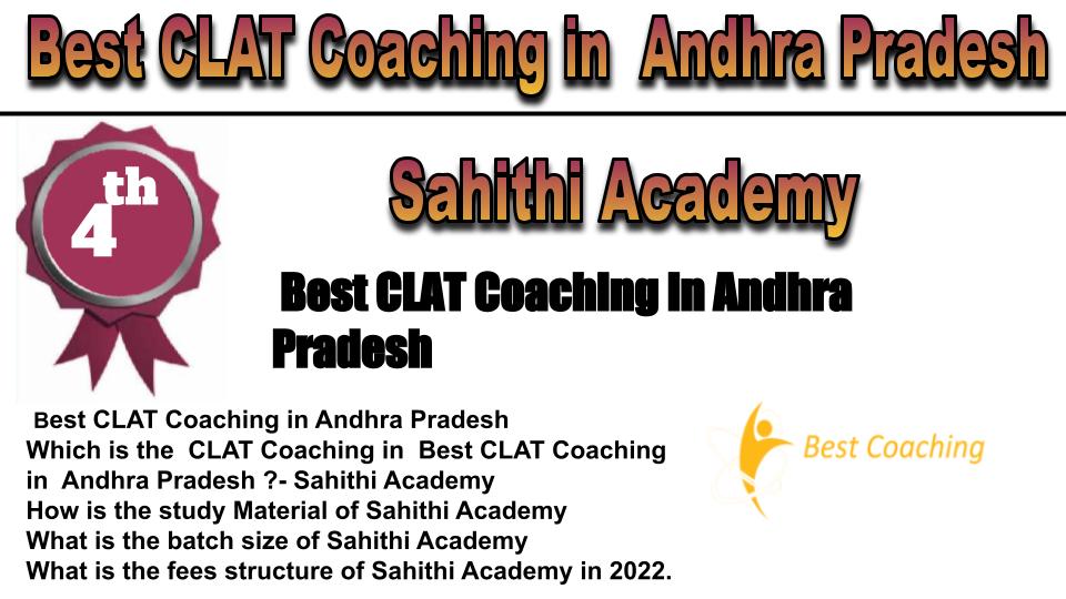 RANK 4 Best CLAT Coaching Andhra Pradesh