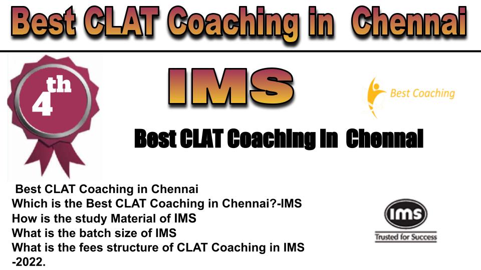 RANK 4 Best CLAT Coaching in Chennai