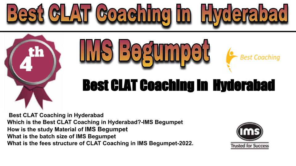 RANK 4 Best CLAT Coaching in Hyderabad