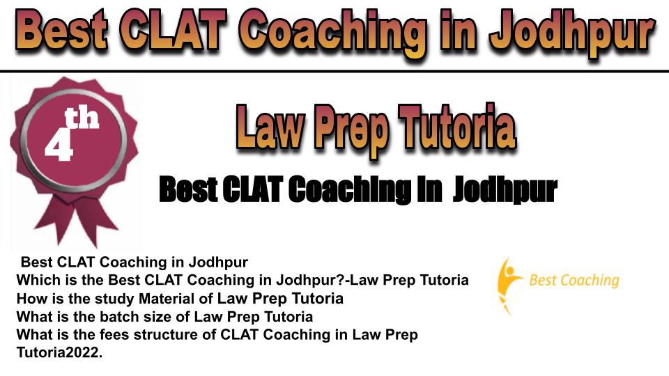 RANK 4 Best CLAT Coaching in Jodhpur