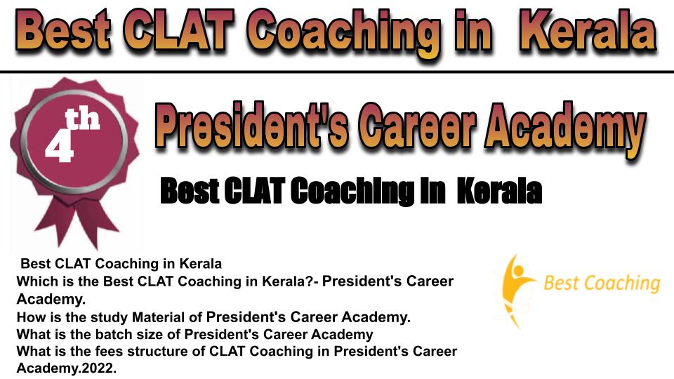 RANK 4 Best CLAT Coaching in Kerala