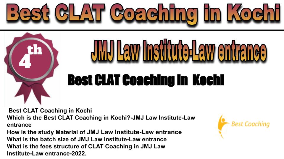 RANK 4 Best CLAT Coaching in Kochi