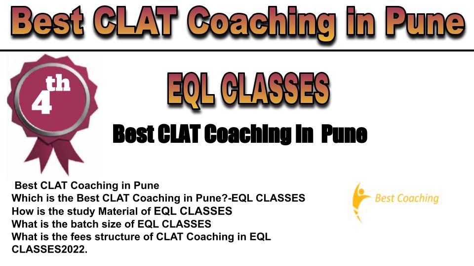 RANK 4 Best CLAT Coaching in Pune