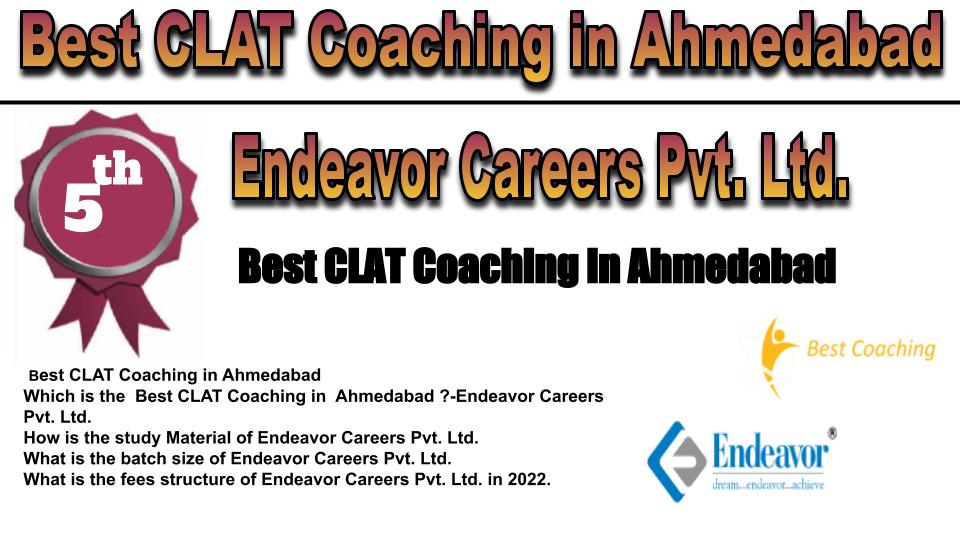 RANK 5 Best CLAT Coaching in Ahmedabad