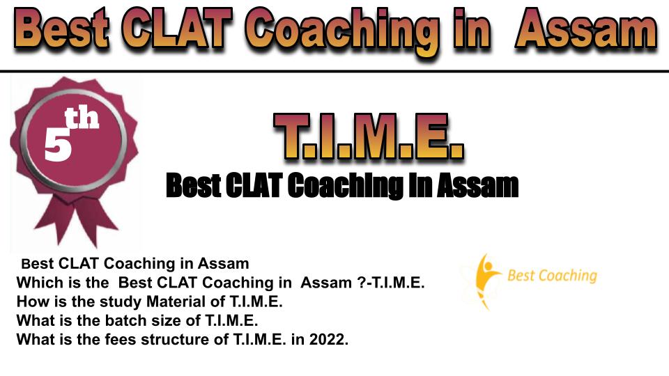 RANK 5 Best CLAT Coaching in Assam
