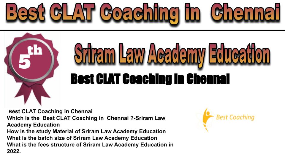 RANK 5 Best CLAT Coaching in Chennai