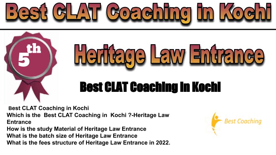 RANK 5 Best CLAT Coaching in Kochi