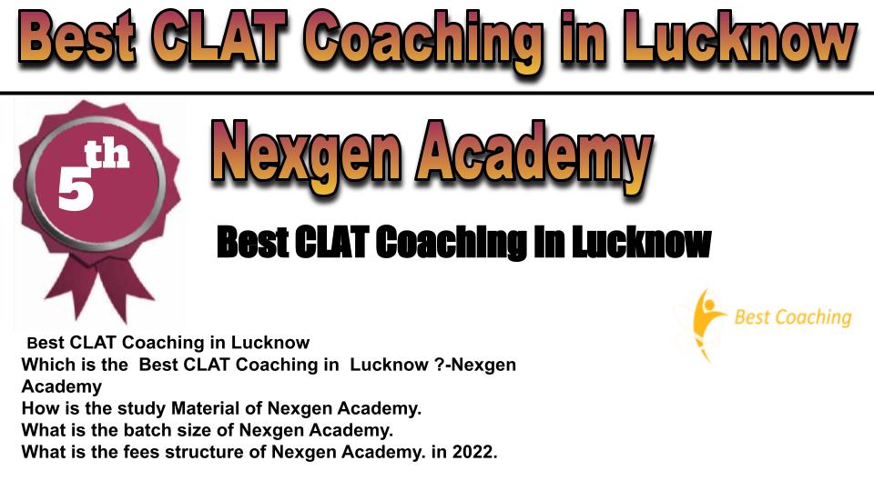 RANK 5 Best CLAT Coaching in Lucknow