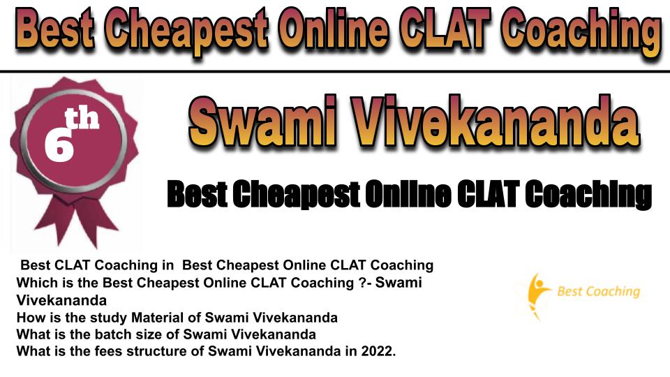RANK 6 Best Cheapest Online CLAT Coaching