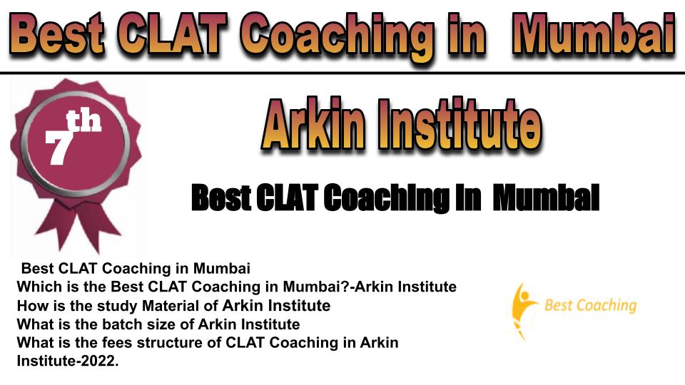 RANK 7 Best CLAT Coaching in Mumbai