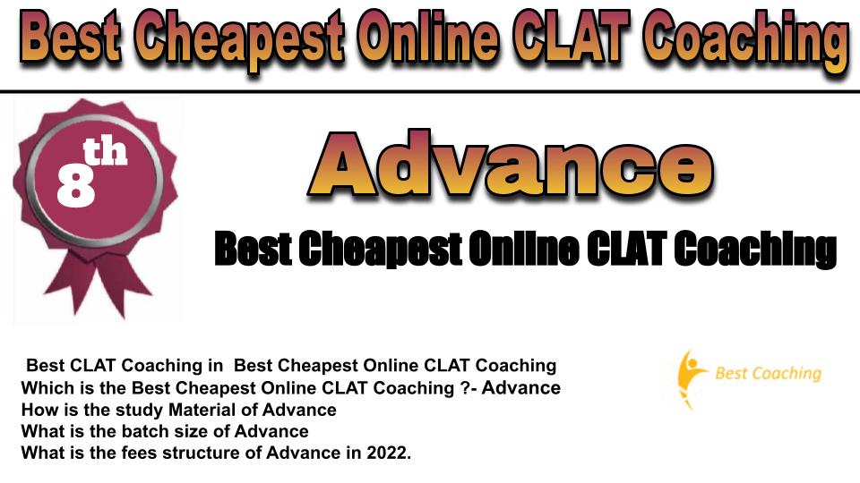 RANK 8 Best Cheapest Online CLAT Coaching