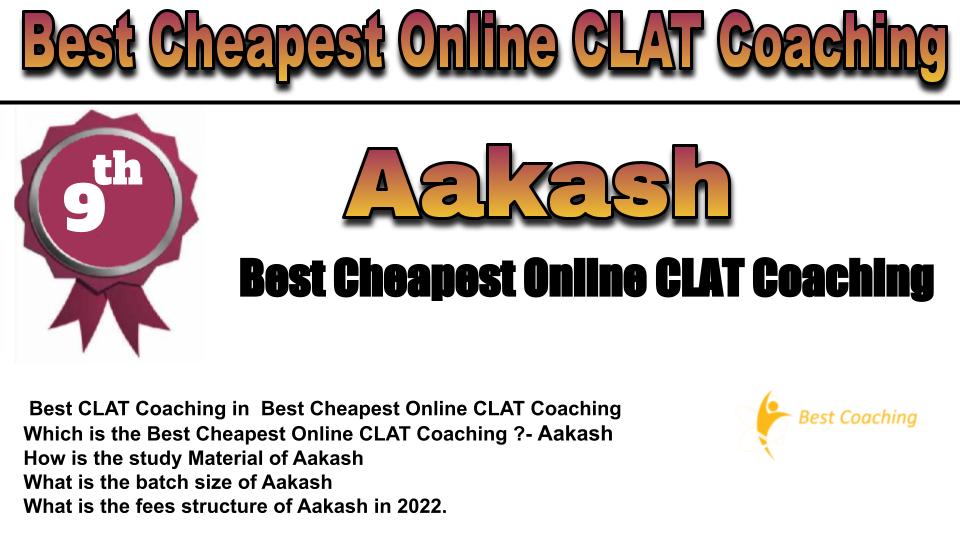 RANK 9 Best Cheapest Online CLAT Coaching