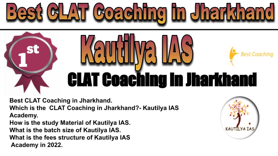 Rank 1 Best CLAT Coaching in Jharkhand