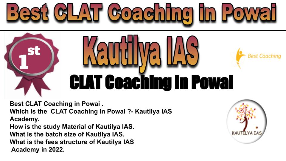 Rank 1 Best CLAT Coaching in Powai