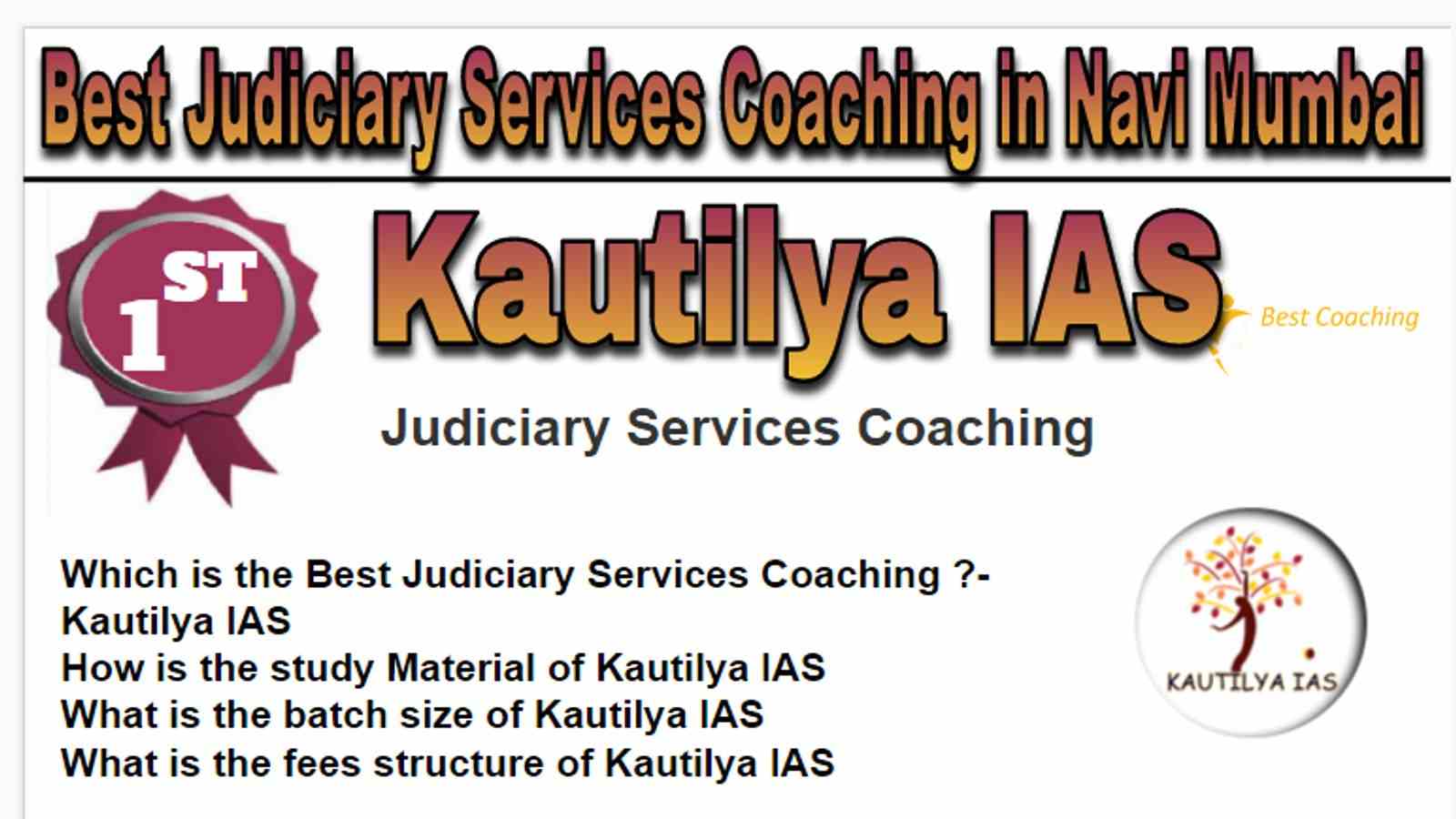 Rank 1 Best Judiciary Services Coaching in Navi Mumbai