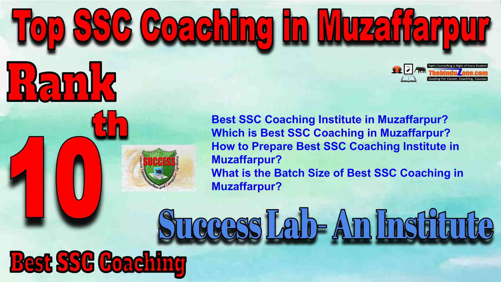 Rank 10 Best SSC Coaching in Muzaffarpur