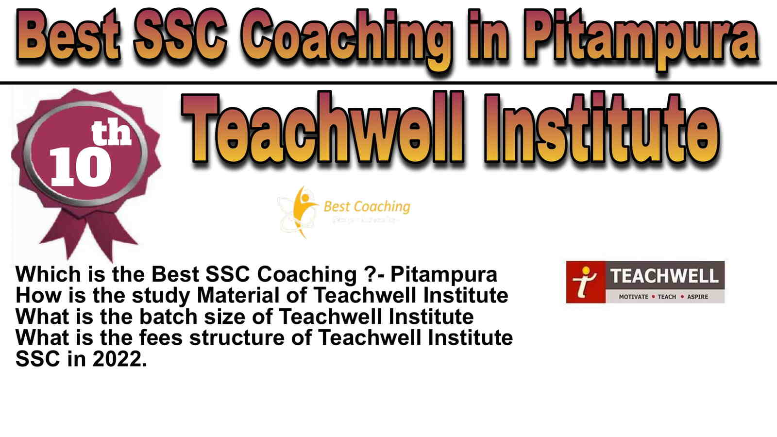 Rank 10 Best SSC Coaching in Pitampura