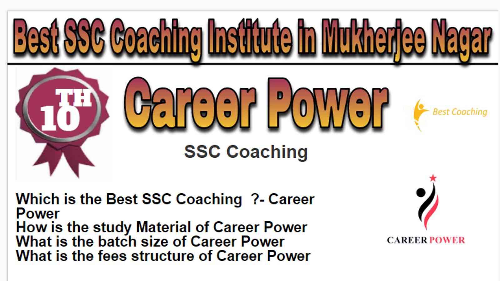 Rank 10 Best SSC Coaching Institute in Mukherjee Nagar