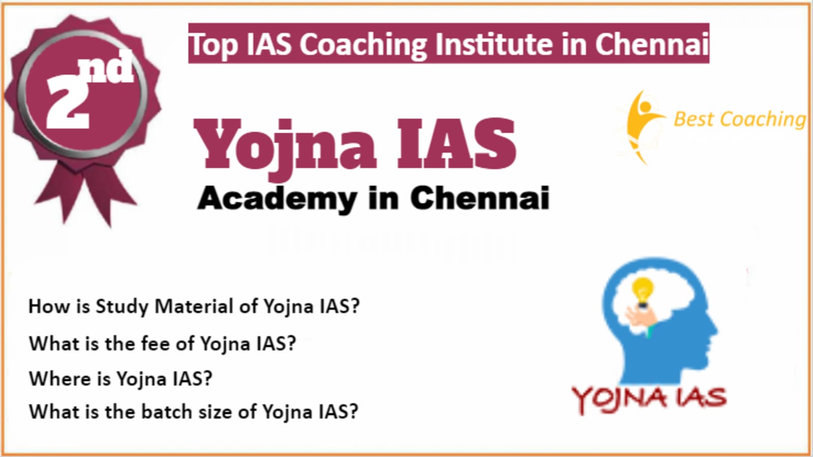 Rank 2 Best IAS Coaching In Chennai