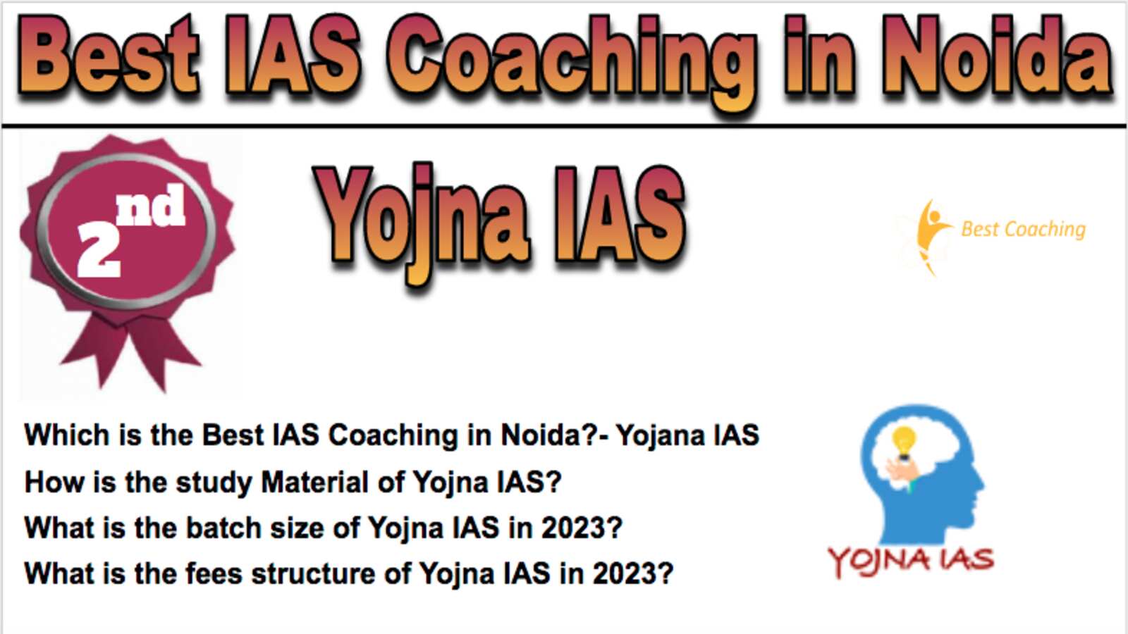 Rank 2 Best IAS Coaching in Noida